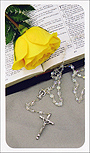 Rose and Rosary memorial Print-image