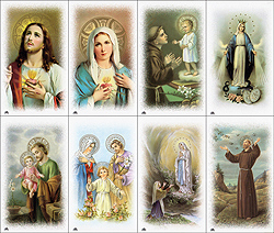 Alma religious 8-card Set memorial Print-image